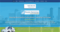 Desktop Screenshot of pacificsweeping.com